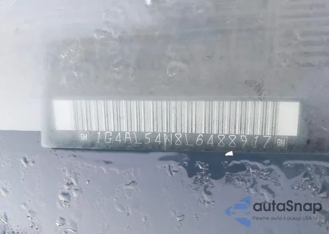 1990 Buick Century Limited из США, поврежденный, VIN 1G4AL54N8L6488917